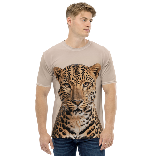 Leopard Potrait All-Over Print Men's T-Shirt