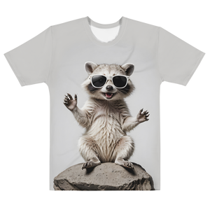 Hello Racoon All-Over Print Men's T-Shirt