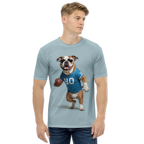 Bulldog Basketball All-Over Print Men's T-Shirt