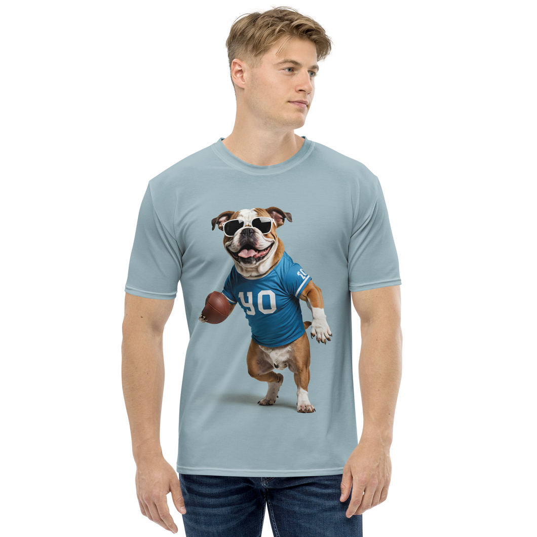 Bulldog Basketball All-Over Print Men's T-Shirt