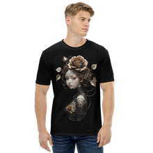 Lady Rose Copper Wire Art All-Over Print Men's T-Shirt