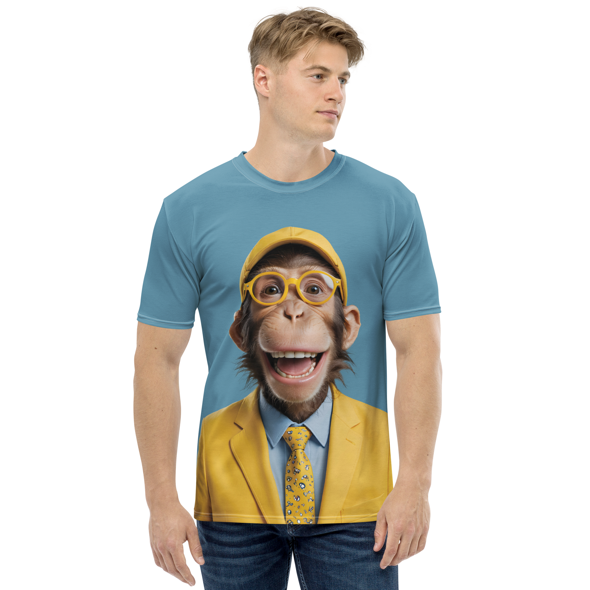 Funky Monkey All-Over Print Men's T-Shirt