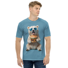 Polar Bear and Burger All-Over Print Men's T-Shirt