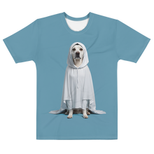 Dog in Ghost Costume All-Over Print Men's T-Shirt