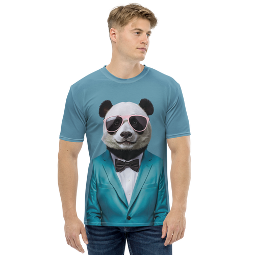 Funky Panda All-Over Print Men's T-Shirt