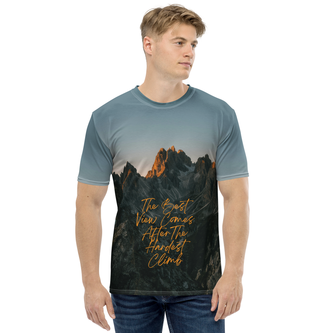 The Best View Comes All-Over Print Men's T-Shirt