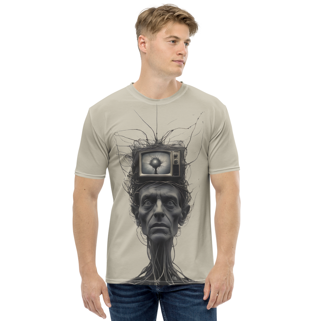 Brain Wash by Media All-Over Print Men's T-Shirt