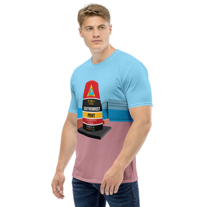 Southernmost Point All-Over Print Men's Crew Neck T-Shirt