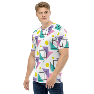 Memphis Colorful Pattern 02 All-Over Print Men's Crew Neck T-Shirt