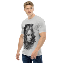 Grayscale Gaia All-Over Print Men's T-Shirt