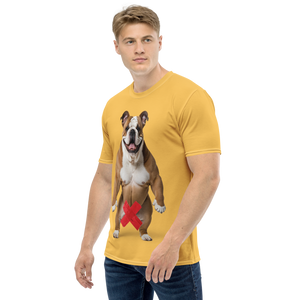 Bulldog X-Tape Yellow All-Over Print Men's T-Shirt