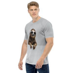 Cool Smiling Sloth All-Over Print Men's T-Shirt