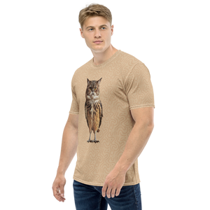 Cat Owl All-Over Print Men's T-Shirt