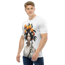 Beauty Lady with Orange Fruits All-Over Print Men's T-Shirt