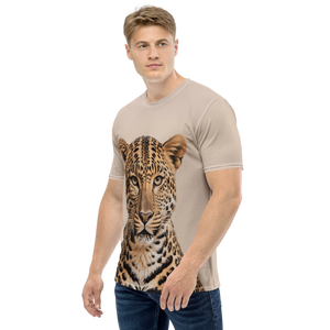 Leopard Potrait All-Over Print Men's T-Shirt