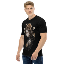 Lady Rose Copper Wire Art All-Over Print Men's T-Shirt