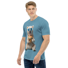 Polar Bear and Burger All-Over Print Men's T-Shirt