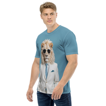 Funky White Lion All-Over Print Men's T-Shirt