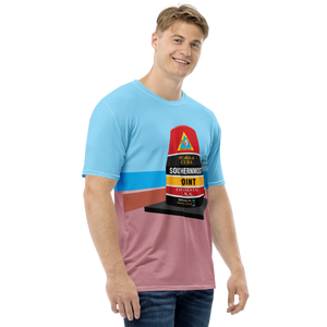 Southernmost Point All-Over Print Men's Crew Neck T-Shirt