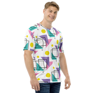 Memphis Colorful Pattern 02 All-Over Print Men's Crew Neck T-Shirt
