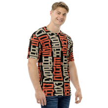Design Express Typography Pattern All-Over Print Men's Crew Neck T-Shirt