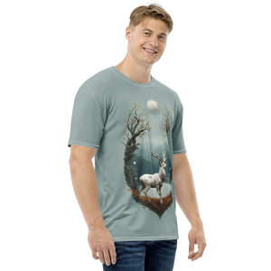 Deer By The Lake All-Over Print Men's T-Shirt