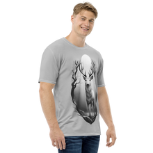 The Grayscale Deer All-Over Print Men's T-Shirt