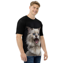 Angry Ragdoll Kitten All-Over Print Men's T-Shirt