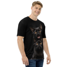 Two Black Cats Follows All-Over Print Men's T-Shirt