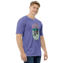 Giraffe Zebra Purple All-Over Print Men's T-Shirt