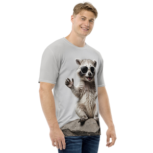 Hello Racoon All-Over Print Men's T-Shirt