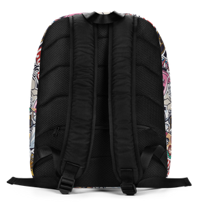 Street Art College Pattern Minimalist Backpack