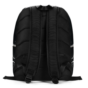 Black and White Fluid Minimalist Backpack