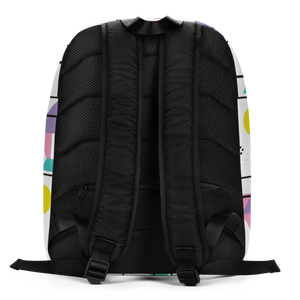 Memphis Colorful Pattern 02 Minimalist Backpack