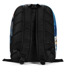 Blue Smoke Fire Minimalist Backpack