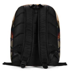 Monalisa Burger Minimalist Backpack