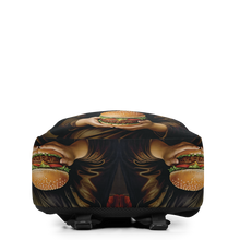 Monalisa Burger Minimalist Backpack