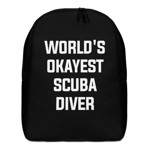 World's Okayest Scuba Diver Minimalist Backpack