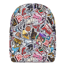 Street Art College Pattern Minimalist Backpack