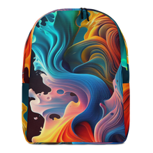 Colorful Swirl Background Minimalist Backpack