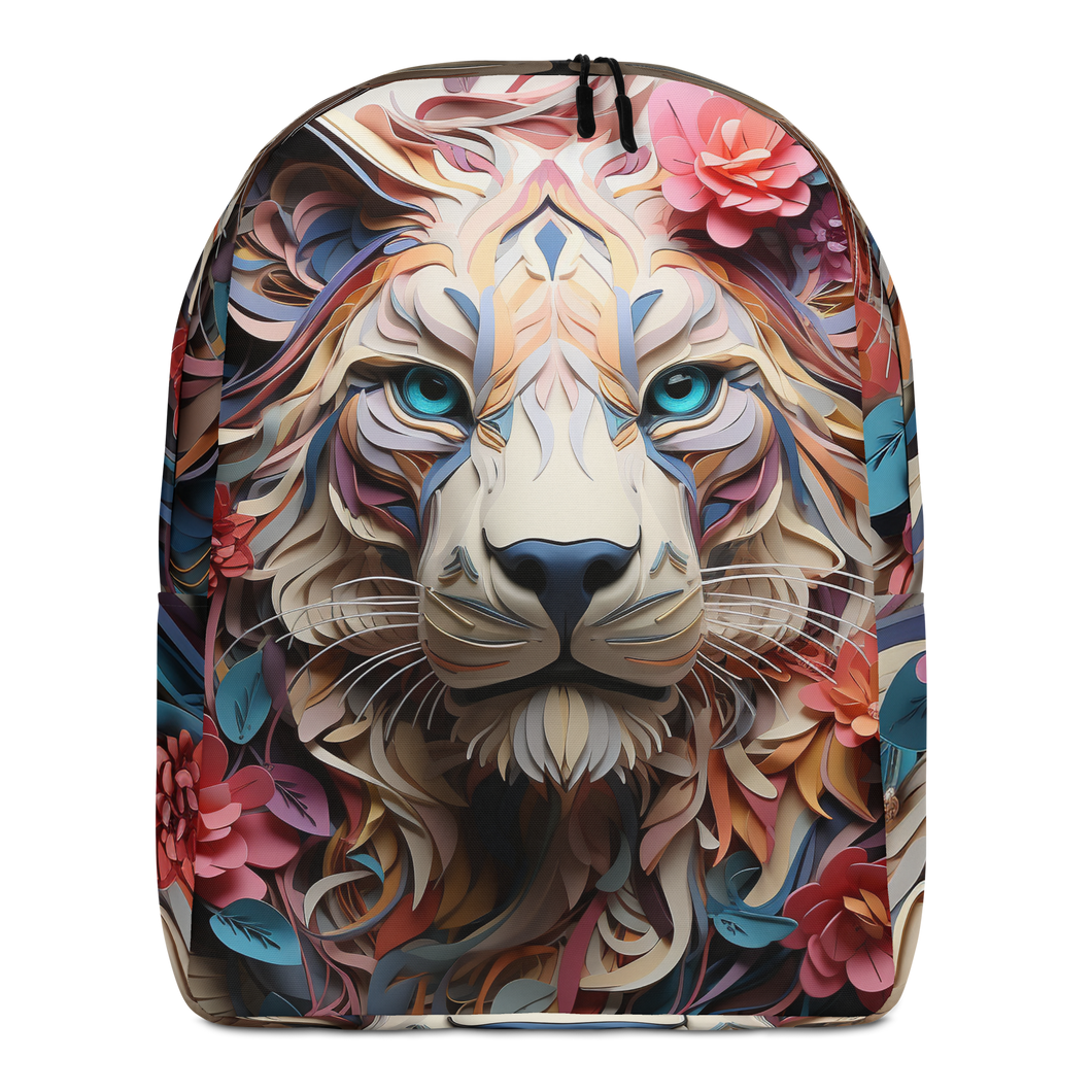 Lion Art Minimalist Backpack