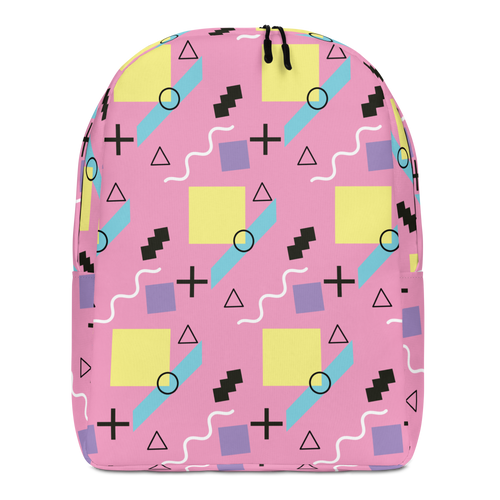 Memphis Colorful Pattern 04 Minimalist Backpack
