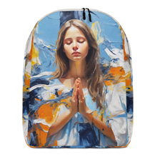 Pray & Forgive Oil Painting Minimalist Backpack