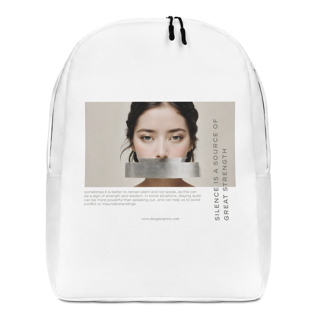 Silence Lao Tzu Minimalist Backpack