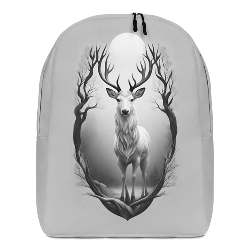 The Grayscale Deer Minimalist Backpack