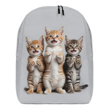 Funny Tripple Cats Minimalist Backpack