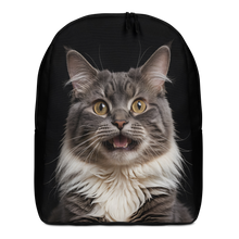 Shocked Cat Face Minimalist Backpack