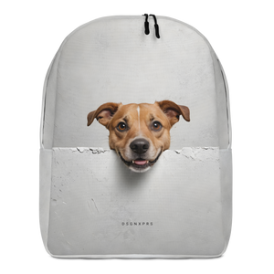 Smile Dog Peep Minimalist Backpack