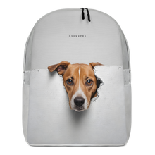 Funny Sad Dog Peep Minimalist Backpack