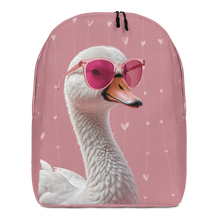 Cute Pink Swan Minimalist Backpack